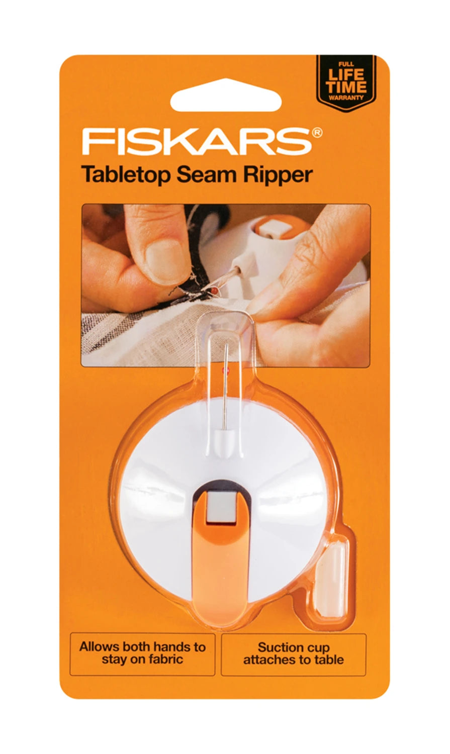 Fiskars Tabletop Seam Ripper - with suction cup