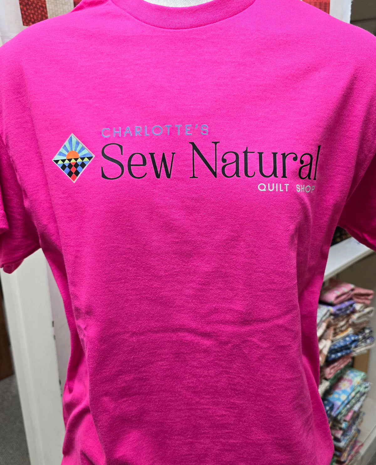 Charlotte's T-Shirt Pink Crew Neck