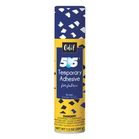 Odif - 505 spray and fix temporary fabric adhesive 6.22 oz.