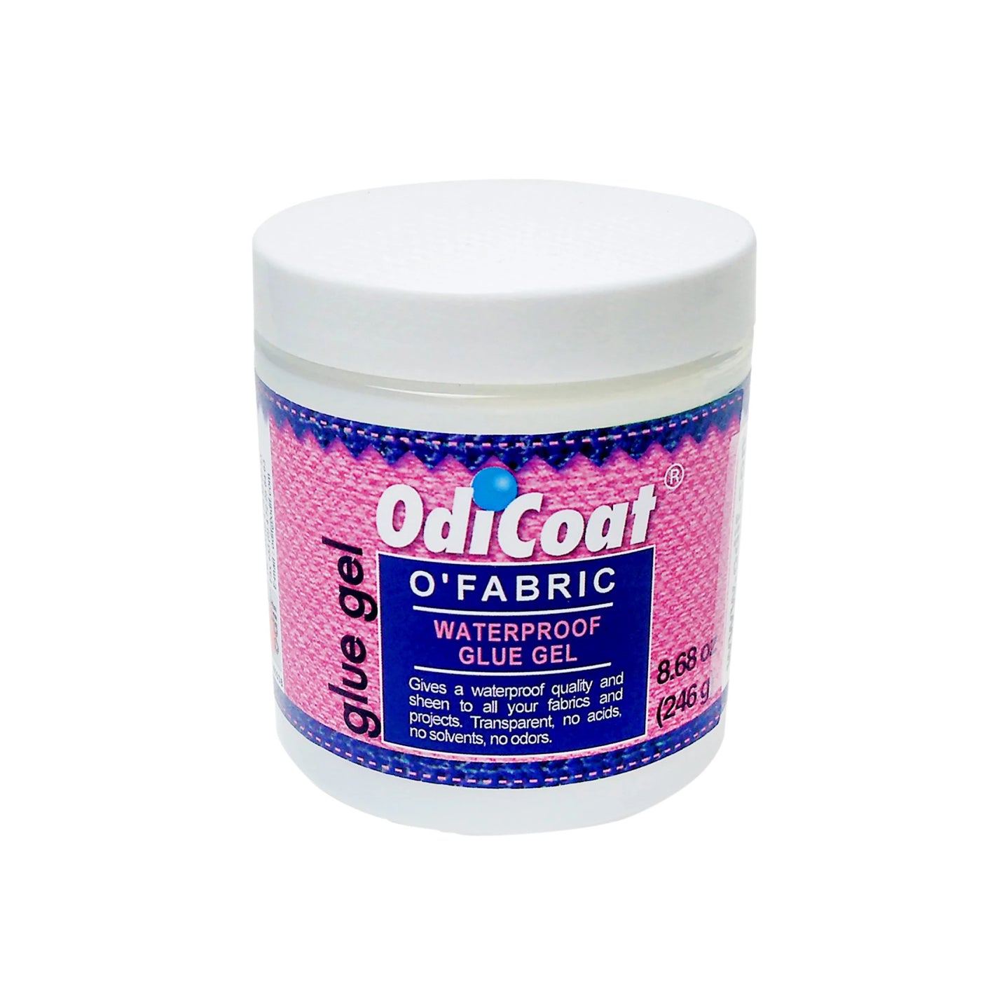 Odicoat Gel - a clear product that is brushed on fabric to creat water resistance