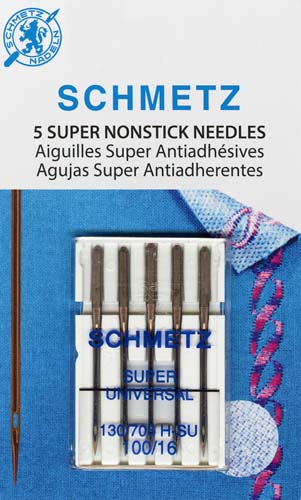 Schmetz 100/16 5 Super Nonstick Needles-#4504
