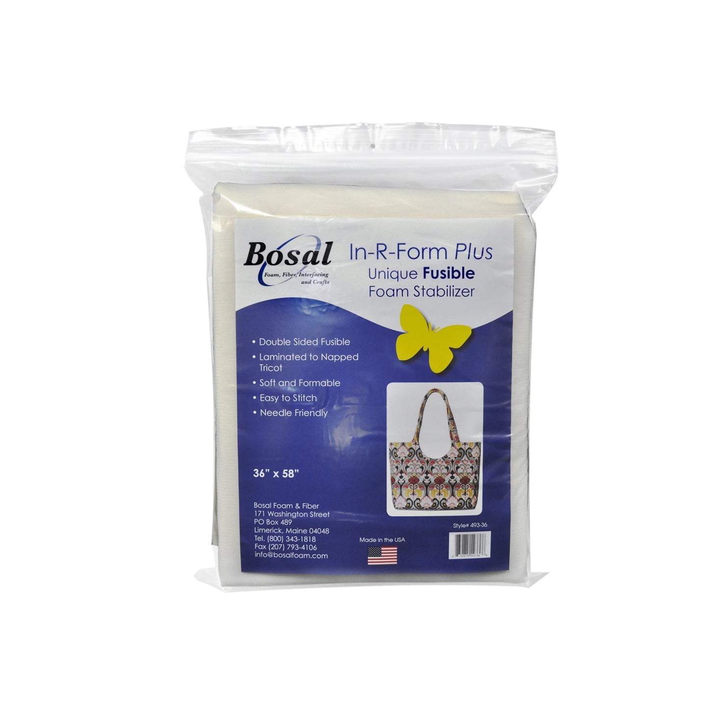 Bosal - In R Form - Double sided Fusible Foam Stabilizer - 36x58