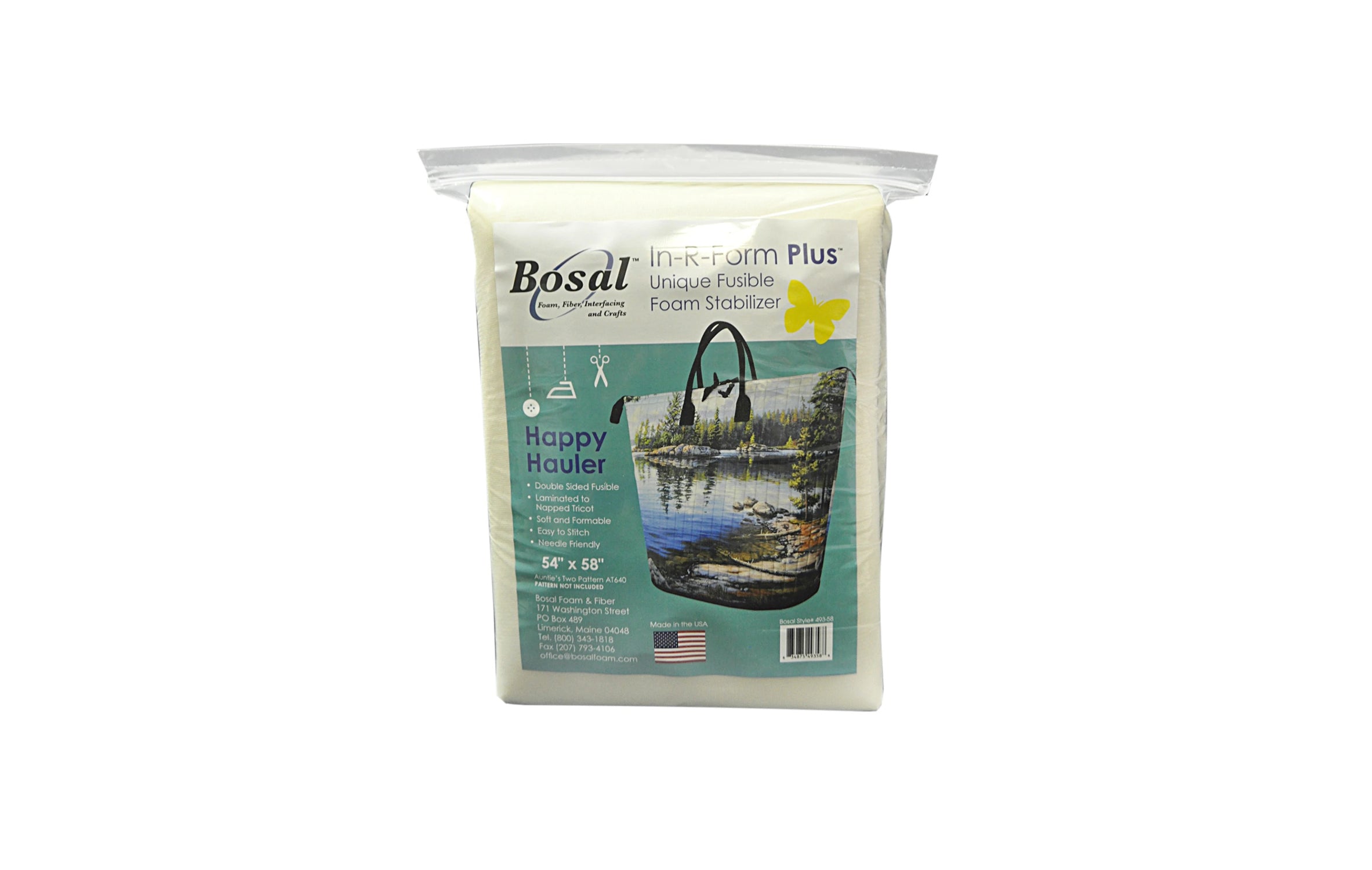 Bosal In-R-Form Plus - Double-sided fusible 54 x 58 can use with a panel