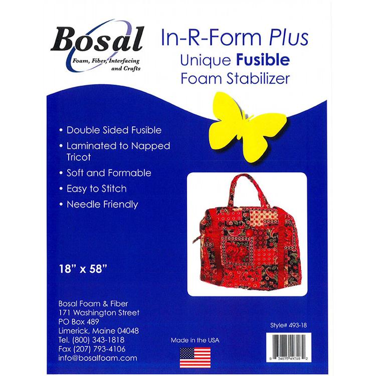 Bosal - In R Form - Double sided Fusible Foam Stabilizer - 18"x58"
