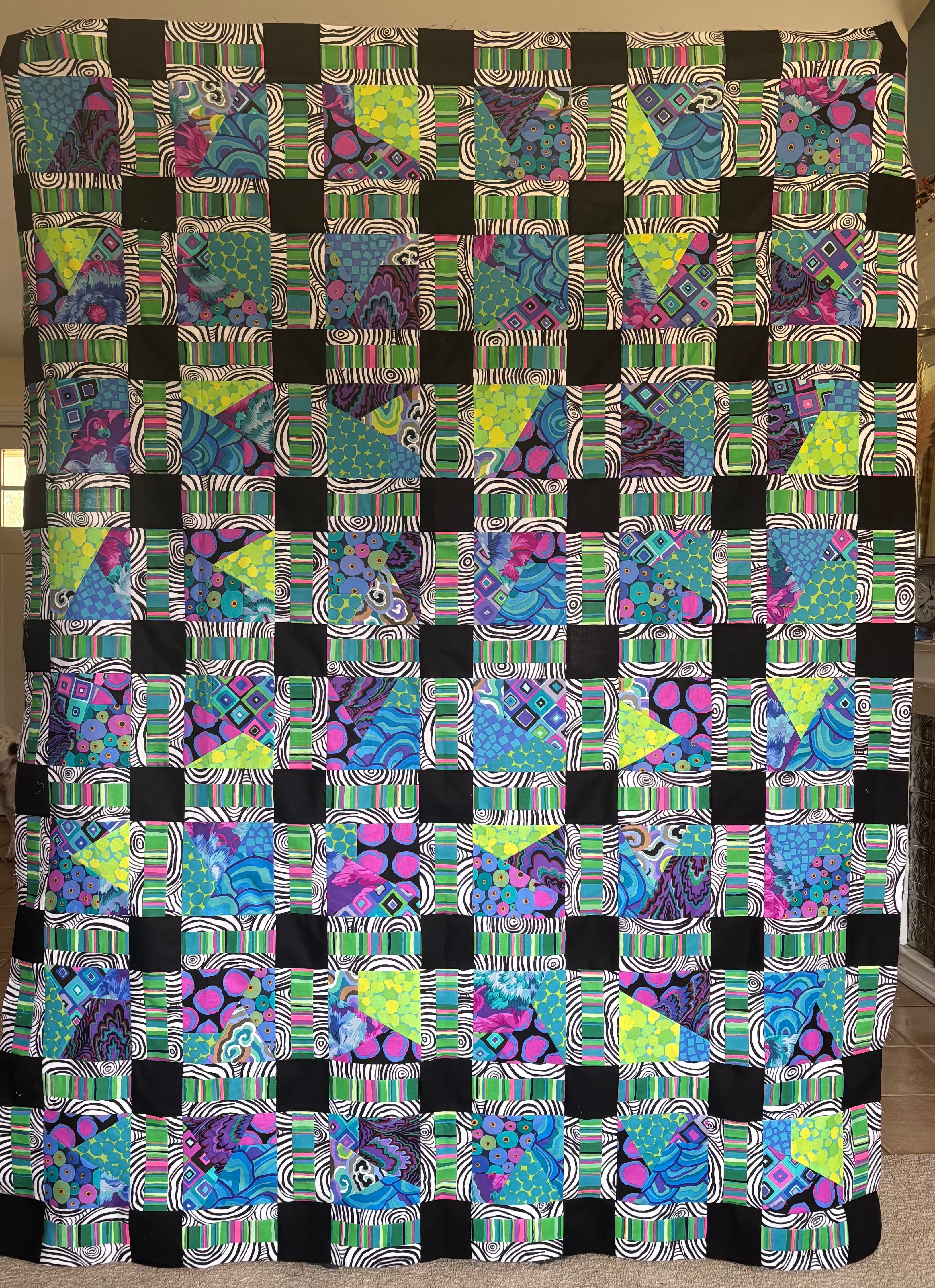Kaffe Go Crazy Quilt Kit - 60 x 79
