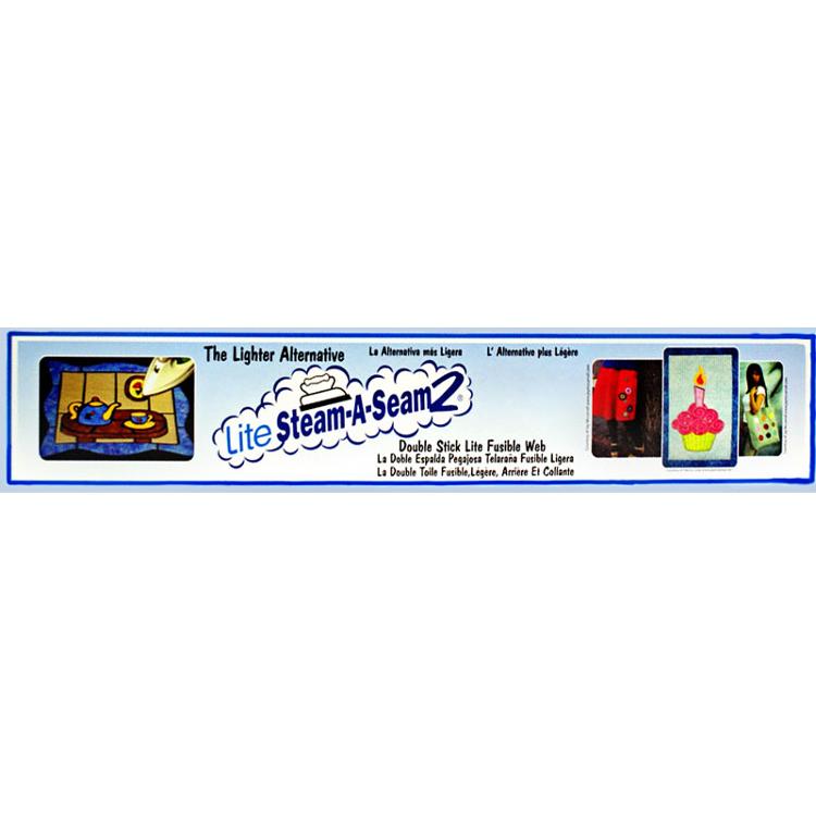Lite Steam-A-Seam 2, #5424 Double Stick Lite Fusible Web, 24” wide - Sold by the Yard