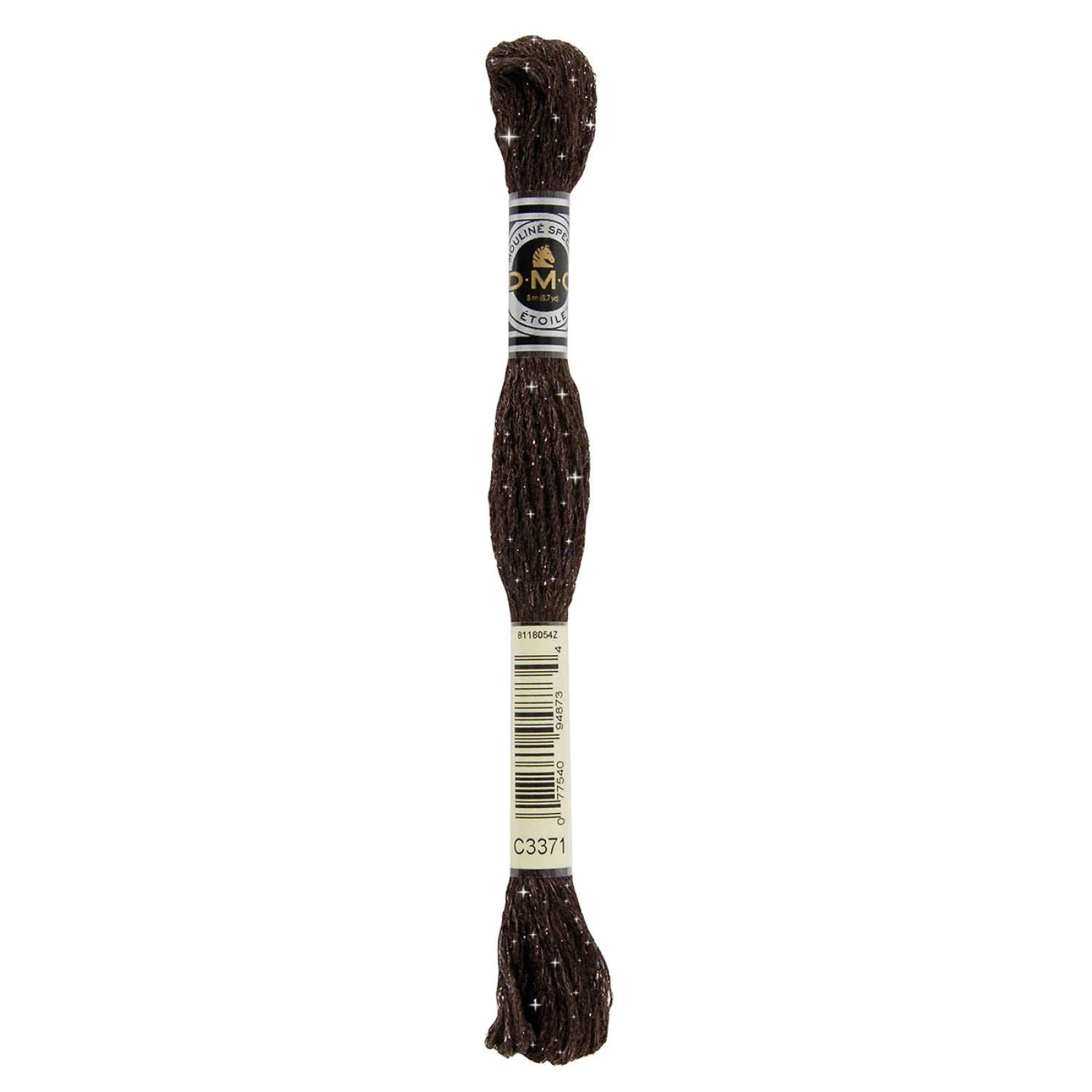 Etoile Floss - Black Brown - 6 Strand Floss With A Subtle Sparkle