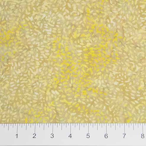 Batik - Ketan Mixer - Mustard Seed - yellow flecks on peach (Cottage)