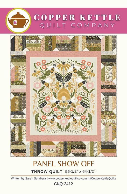 Panel Show Off pattern - 56x64 quilt - uses a panel - Copper Kettle Quilt