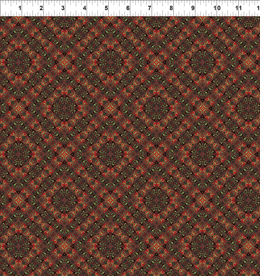 Winter Enchantment - Border Ribbon - Red
