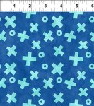 ABC's of Color - X's and O's - Blue