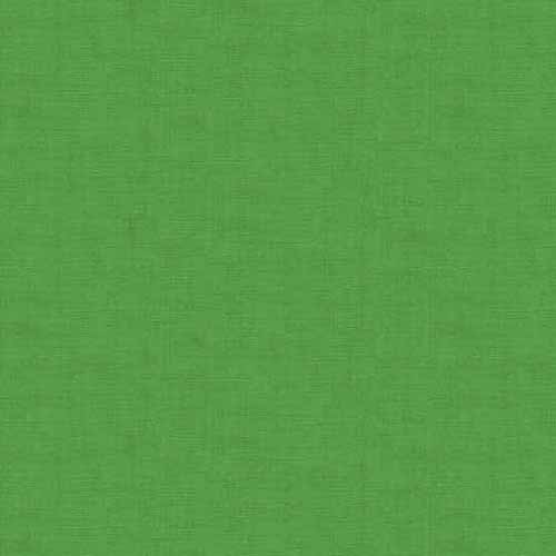 Linen Texture - Shamrock Green Solid by Makower UK