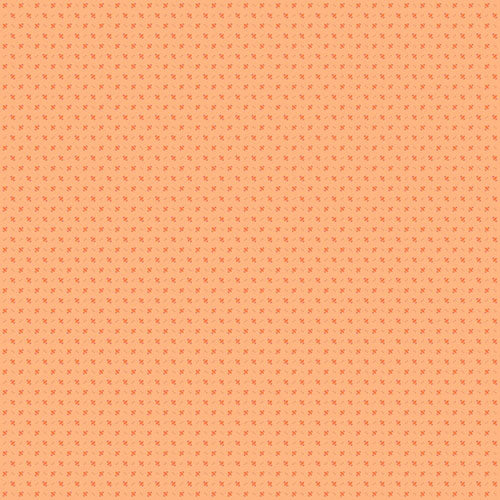 Over The Rainbow - Triple Dash on Pale Orange by Kathy Hall