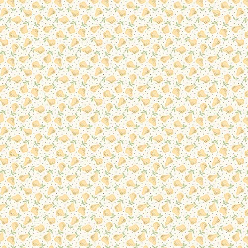 Abloom - Pears - Butter - tiny gold pears on cream