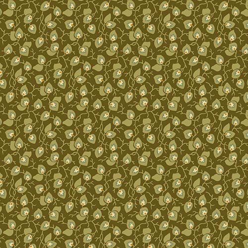 Practical Magic - Vine - Olive- light green leaves/vines - Laundry Basket Quilt