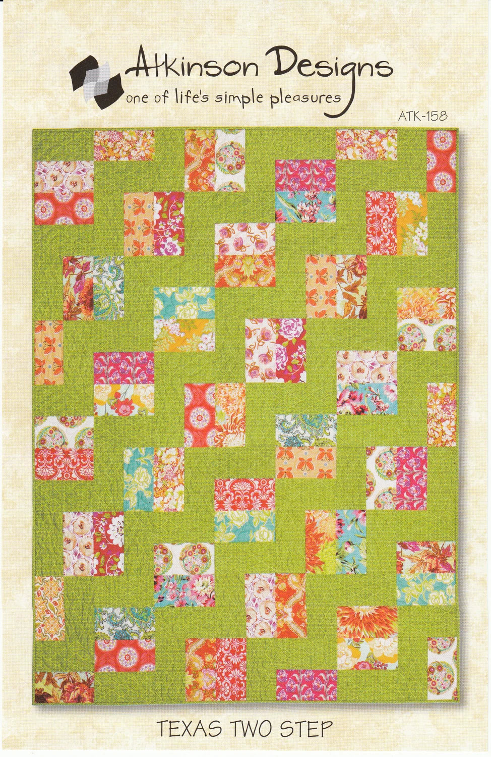 Texas Two Step - Quilt pattern multi-sizes - by Atkinson Designs - ATK-158