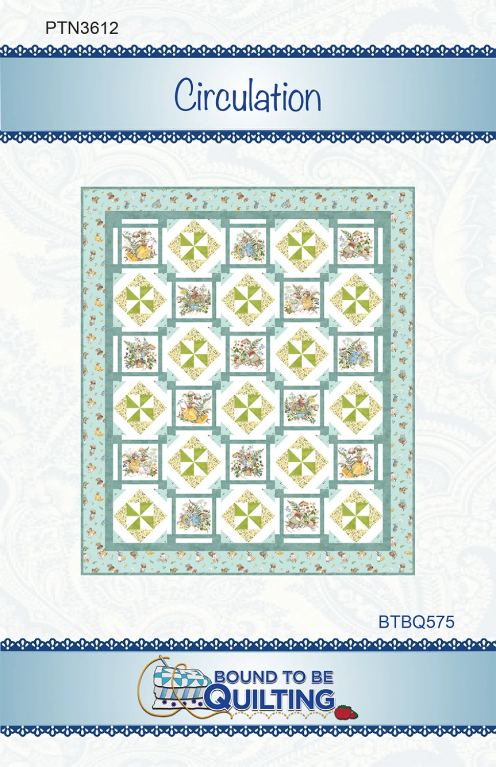 Circulation - quilt pattern - from Bound To Be Quilting BTBQ575