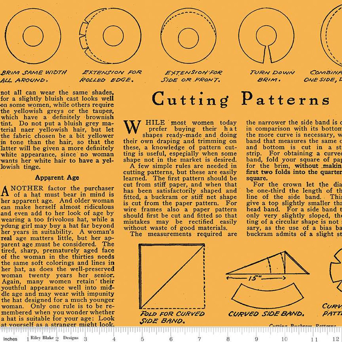 Costume Maker's Act II - Hat How-to text - Orange
