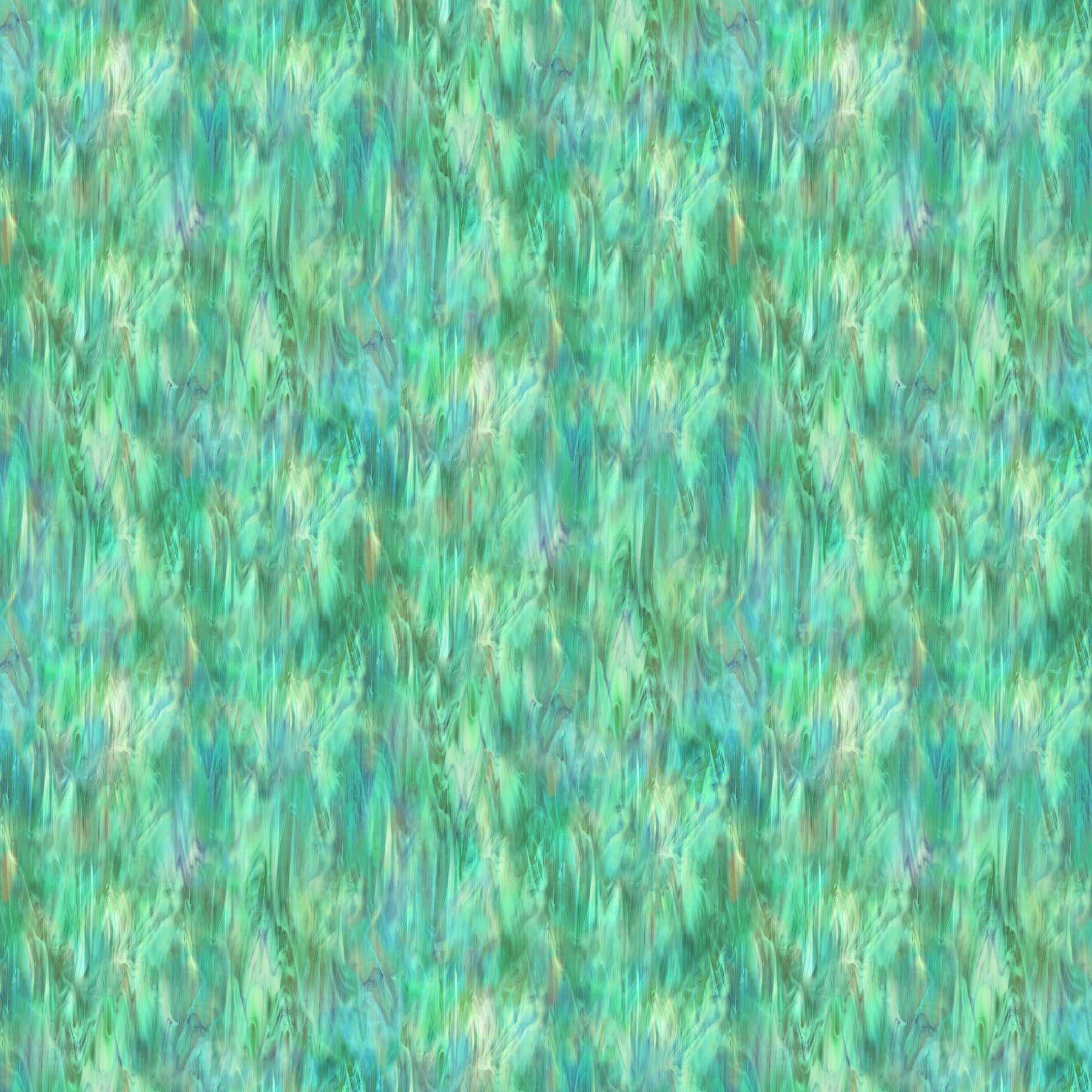 Risen - Stained Glass Texture- Greens - light greens & blues