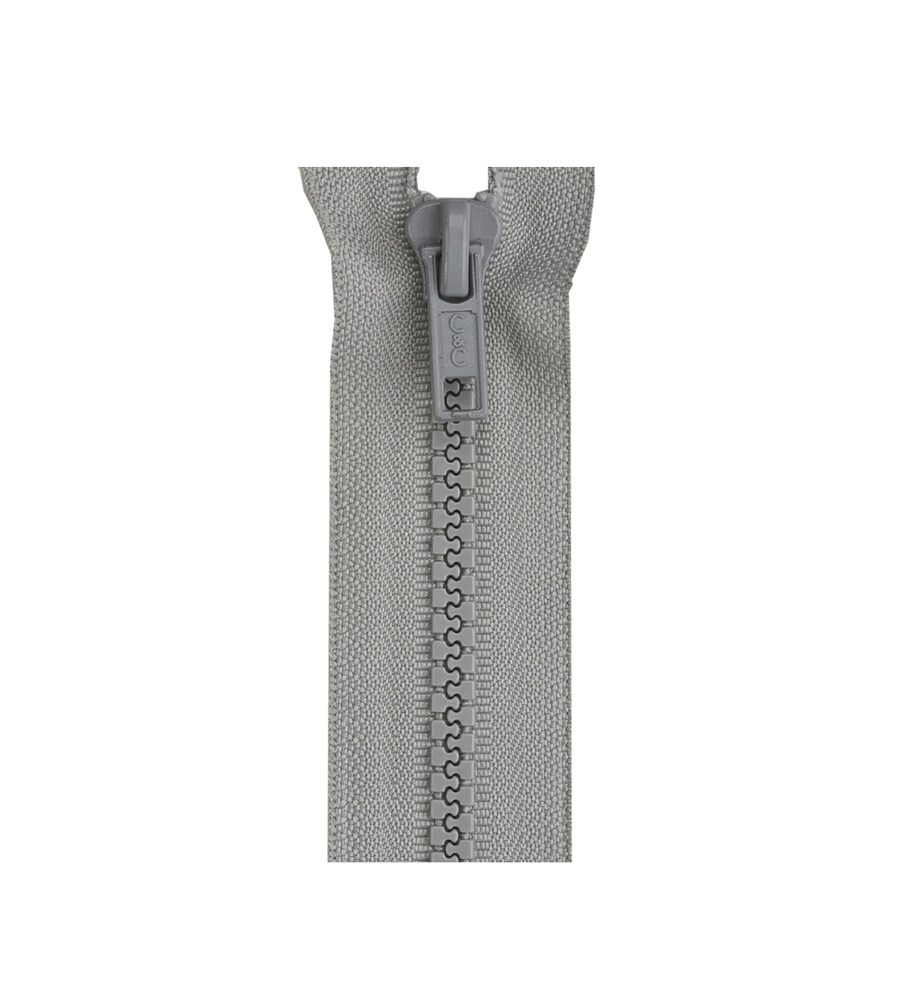Coats & Clark 18" separating sport zipper GRAY F4318-023A