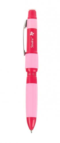 Sewline - Trio Colors, 3 colors in 1 erasable pencil. Pink, black & white