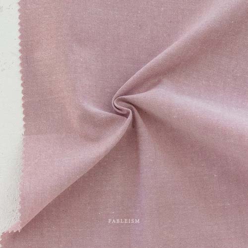 Everyday Chambray - Mellow Mauve - soft Purple - woven 60% Cotton/40%bamboo