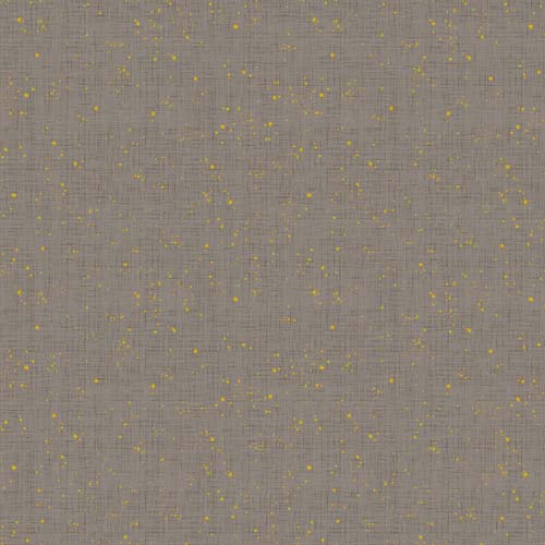 Winter Dreams - Texture - Taupe/Metallic- Taupe crosshatch w/ gold metallic dots