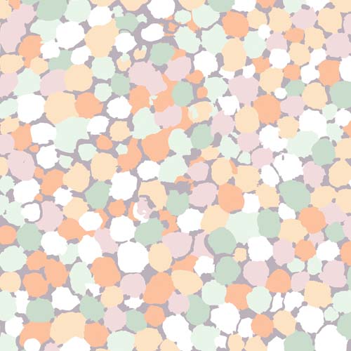 Reflections - Pastel - green,peach & lavender blotches - Kaffe Fassett