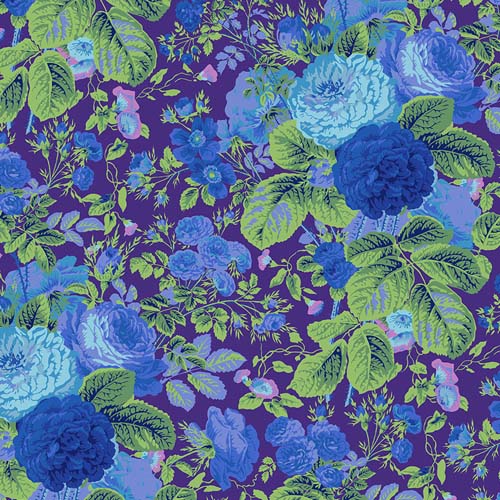 108" Wide Back - Kaffe Collective Feb. 2025 - Gradi Floral - Purple - lg floral