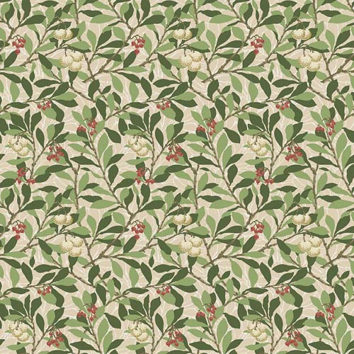 108" Wide Back - Suffolk Holiday Collection - Lg Arbutus - Bay