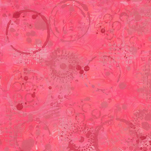 Textures - Tonal Graffiti - Raspberry - tone on tone bright pink designs