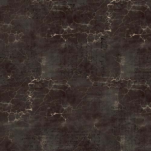 Abandoned - Cracked Shadow - Black-text on black w/crackle texture-Tim Holtz