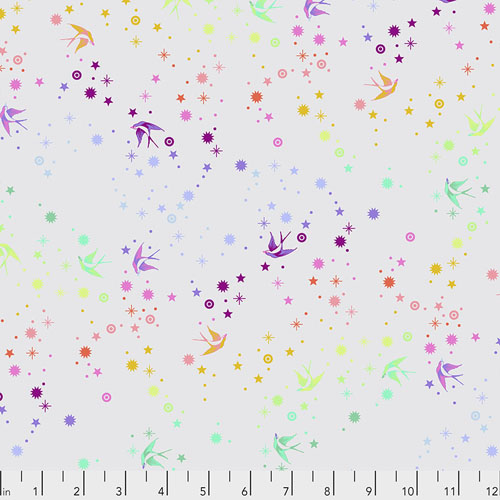 Tula's True Colors - Fairy dust, whisper gray by Tula Pink