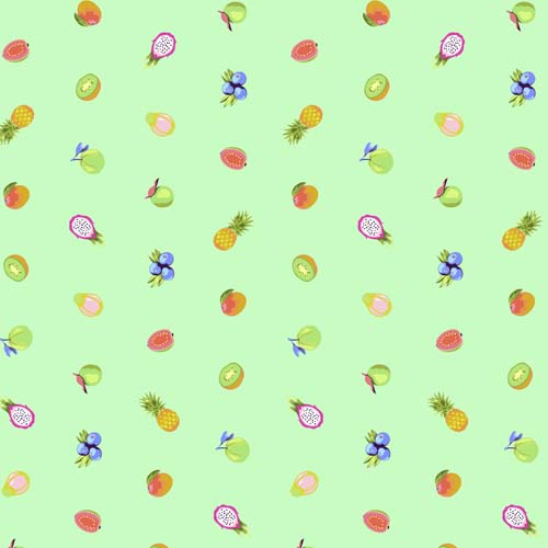Daydreamer - Forbidden Fruit Snacks - Mojito - tossed tropical fruit on mint gre