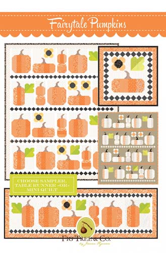 Fairytale Pumpkins - Make a runner or put together for a quilt by Fig Tree Quilt
