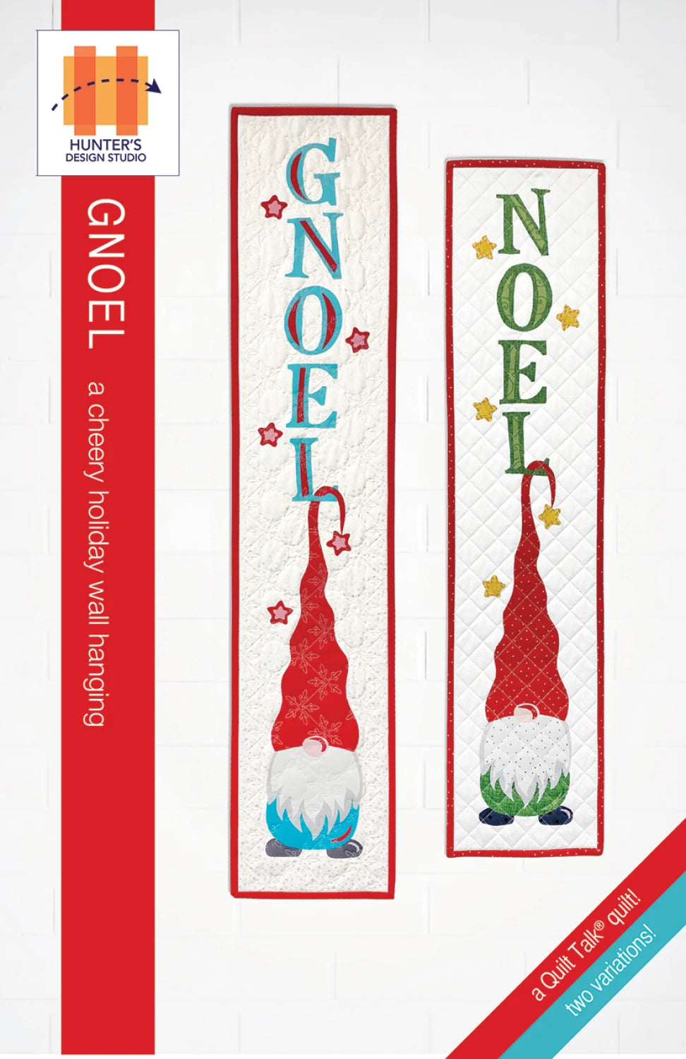 Gnoel Gnome- 7x36 wall hanging Christmas gnome - Hunter's Design Studio