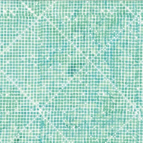 Bali Batik - Cross Grid - seaside, aquas