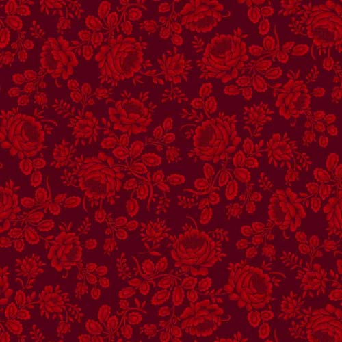 Every Heart Beats True - Cottage Rose - Cranberry
