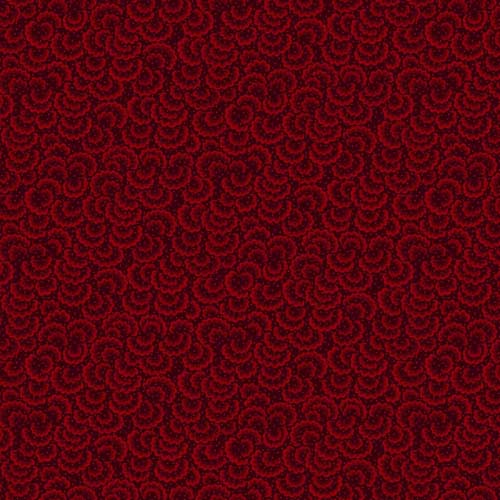 Every Heart Beats True - Scalloped Crescents Monotone - Wine