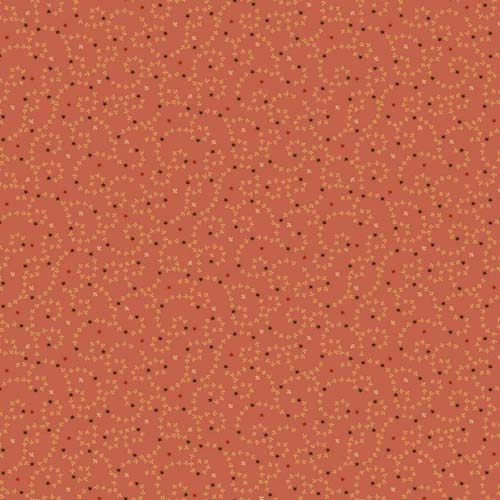 Every Heart Beats True - Sprigs and Stars - Salmon