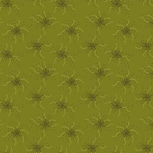 Scraps of Kindness - Dot Bursts - Kiwi- lacy burst of dots on green by Kim Diehl