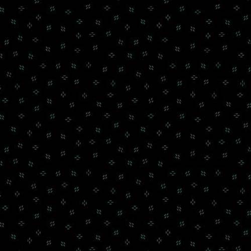Autumn Farmhouse - Little Lines - Black - teal lines on black - Kim Diehl