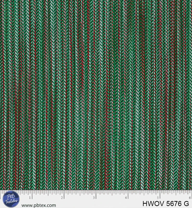 Holiday Wovens - Christmas Stripe