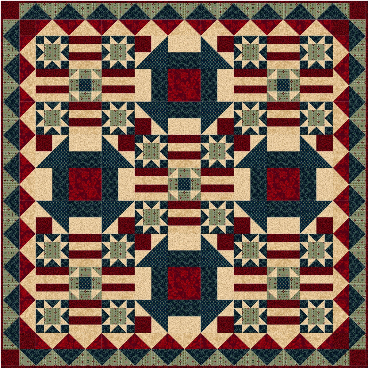 Kim Diehl's Hometown Parade Kit - 44 x 44