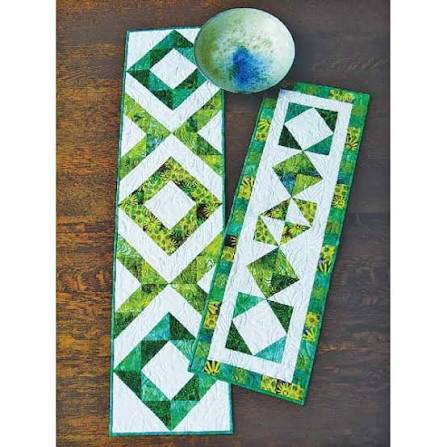 Cut Loose Press - Fraternal Twins Table Runners-Uses Creative Grids CGRBH1