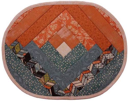 Cut Loose Press - Log Cabin Placemats - quilt as you go
