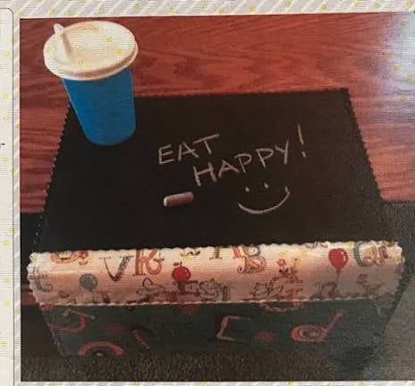 Cut Loose Press - Eat Happy ! Placemat pattern