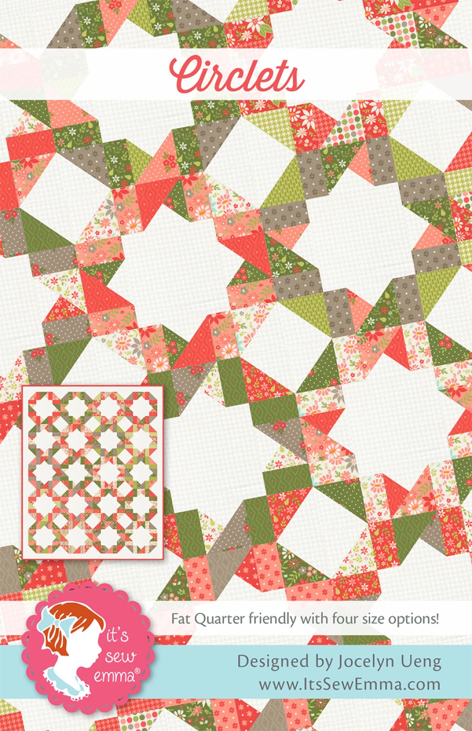 Circlets Quilt Pattern by Jocelyn Ueng for It's Sew Emma