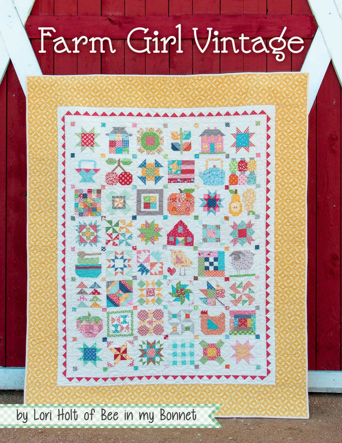 Farm Girl Vintage - Sampler Block Book-Soft Cover-By Lori Holt of Bee in my B