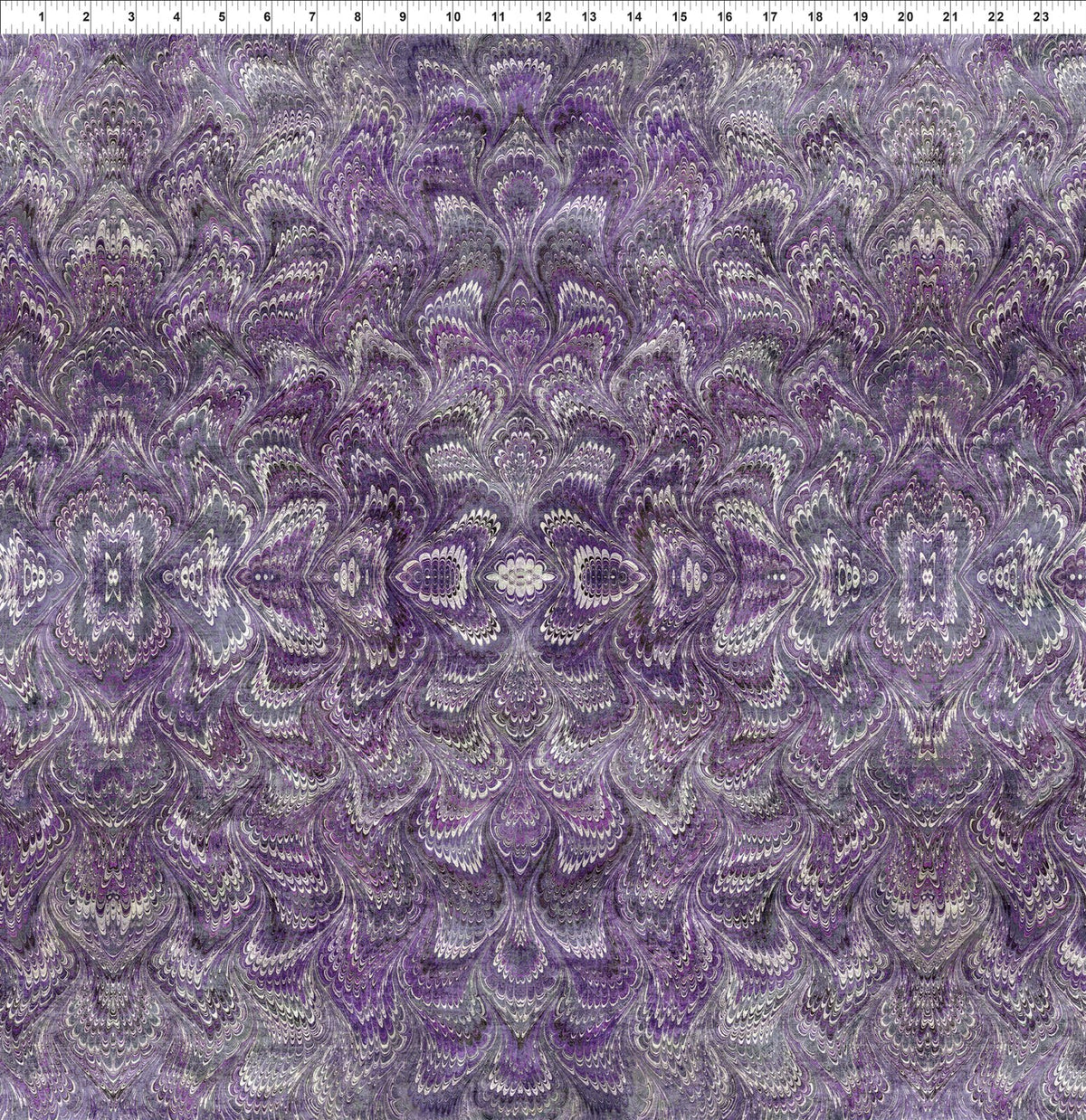 Carpet Bag Romance - Marble - Purple